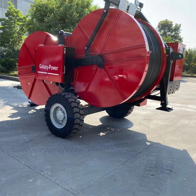 Équipement de pose de câbles de lignes aériennes GL2X40 Tendeur hydraulique 90KN pour le tirage et la tension des conducteurs