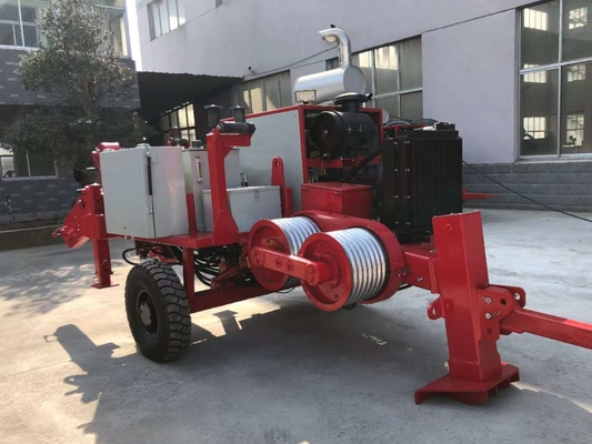 220 kilovolts 9 d'équipement 90kn de Ton Overhead Cable Tensioner Stringing