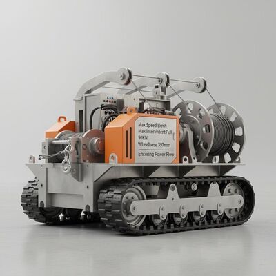 Vitesse maximale 5 km/h Équipement de ligne de transmission équipé d'une traction intermittente maximale de 90KN et d'un empattement de 397 mm assurant le débit de puissance