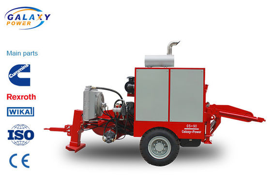 Traction intermittente maximum 90kN de poulie hydraulique de imported 118kw 158hp de moteur