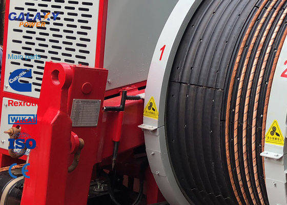 tendeur hydraulique Max Intermittent Tension 2x45/1x90kN de 77kw 103hp imported Engine ficelant l'équipement