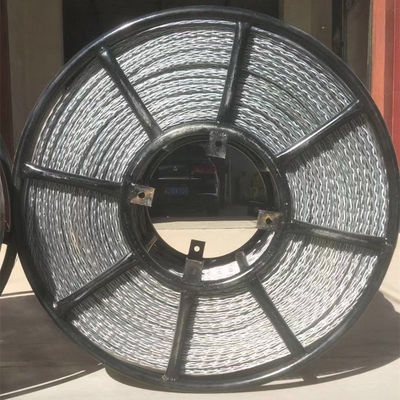 High Strength Galvanized Non‑Rotating Steel Wire Rope, Rotation‑Resistant Pulling Rope for Transmission Line Stringing, Cable Pulling & Conductor Laying Construction