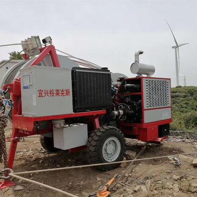 Tendeur-tireur hydraulique réglable SA-ZY-30KN pour le tirage de câbles de lignes de transmission 500KV