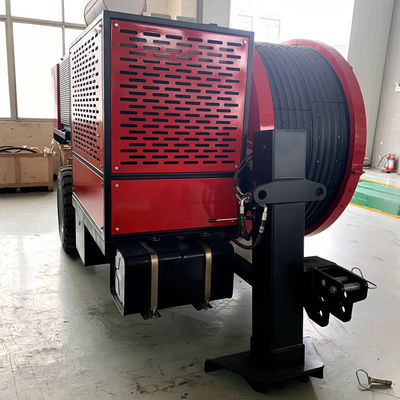 Tireuse hydraulique pour lignes aériennes, force de traction maximale 2x50KN, 1x100KN