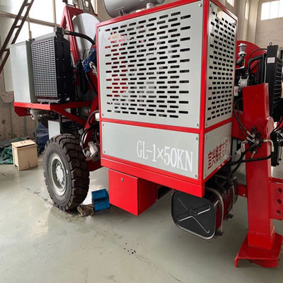 Équipement de pose de câbles pour lignes aériennes de transport 90KN et poignée de commande Rexroth (Allemagne)