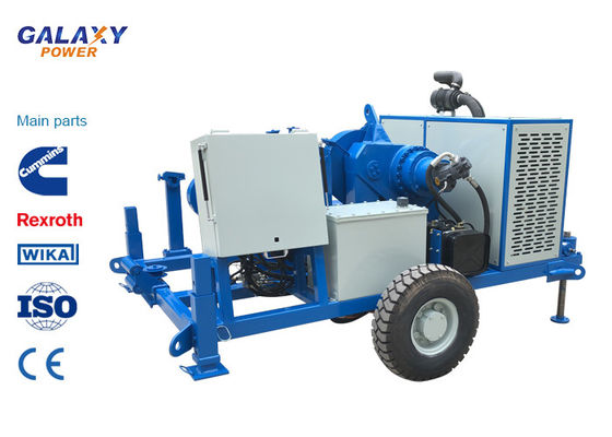 Extracteur hydraulique souterrain de la machine 49.2hp 100kN de couleur bleue d'OIN