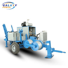 Extracteur hydraulique de câble de 60KN 2.5km avec le système de refroidissement par l'eau ficelant l'équipement