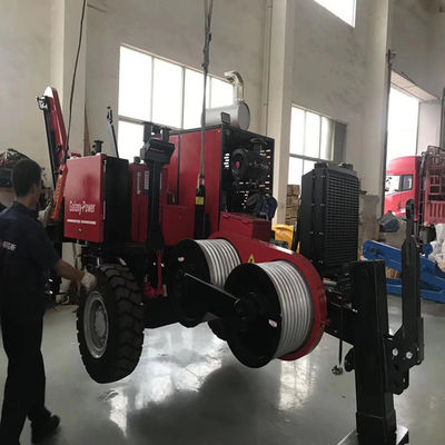 8 équipement de la cannelure GS90KN 9 Ton Hydraulic Puller Cable Stringing