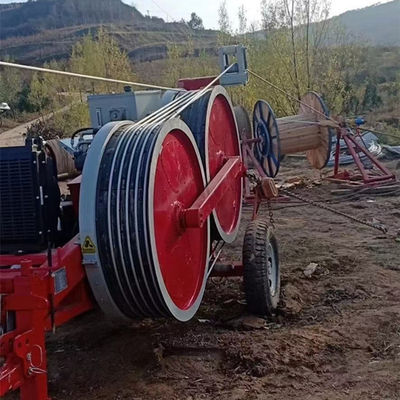 66KV libérant la machine hydraulique de tendeur d'And Ground 1X30KN de conducteur