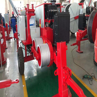 7 machine hydraulique maximum diesel d'extracteur de câble de la Taureau-roue 60KN 6T de cannelures