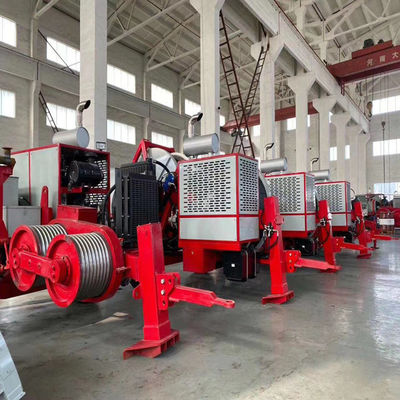 Machine hydraulique maximum d'extracteur de câble des lignes électriques 120KN 12T de transmission