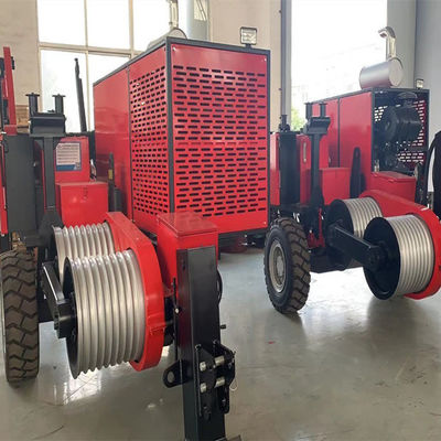 Ficelant la ligne aérienne 15 machine hydraulique d'extracteur de câble de Ton Diesel