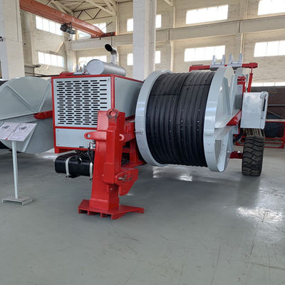 Le jumeau 400KV empaquettent le stabilisateur avant hydraulique de 12 Ton Overhead Line Stringing Equipment