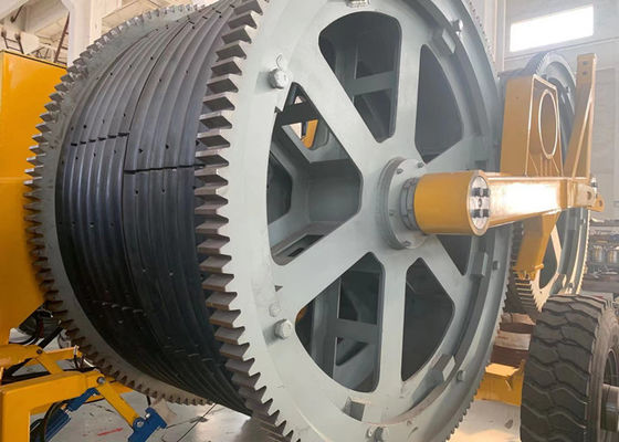 Conducteur Stringing Equipment With Cummins Engine de paquet de ligne à haute tension de 500KV 2x80KN