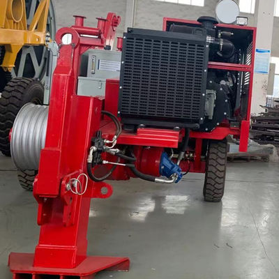 Extracteur de câble de la ligne électrique SA-QY60 60KN de transmission ficelant l'équipement