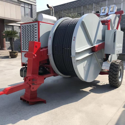 Tendeur diesel de pompe hydraulique de paquet du jumeau 8T pour les lignes électriques aériennes