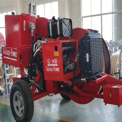 Le seul paquet de Relese le fil de masse 3 Ton Power Line Stringing Equipment
