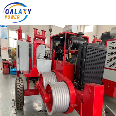 77kw diesel 103hp 400mm Taureau 4 Ton Transmission Line Stringing Equipment