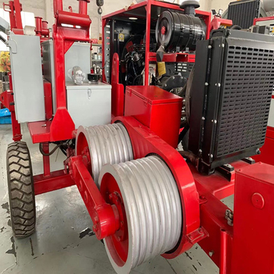 Ligne aérienne de 6 Ton Hydraulic Puller Winch Transmission tirant l'équipement