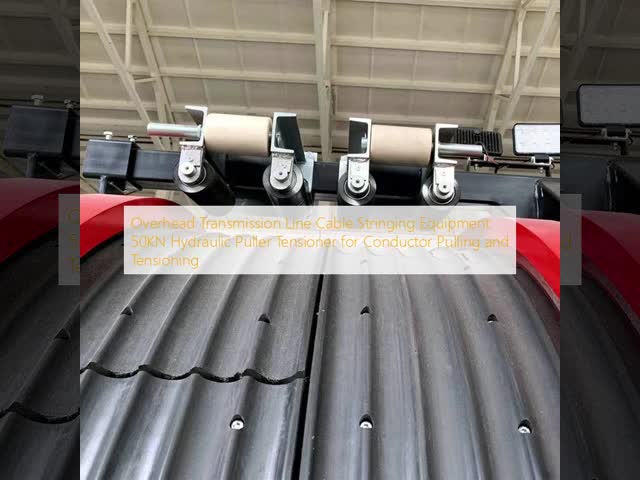 Chine Tendeur hydraulique 2x50kN Équipement de pose de lignes aériennes pour conducteurs groupés doubles Moteur à vendre